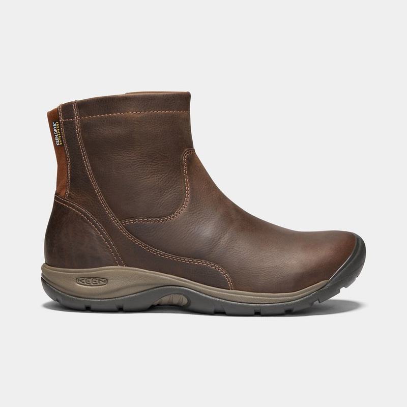 Keen Presidio II Waterproof Zip Womens Boots Brown Online (3102-JPSQK)